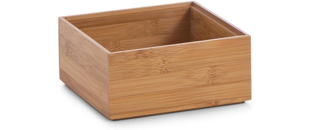 Zeller Present Boîte de rangement Bamboo Brun