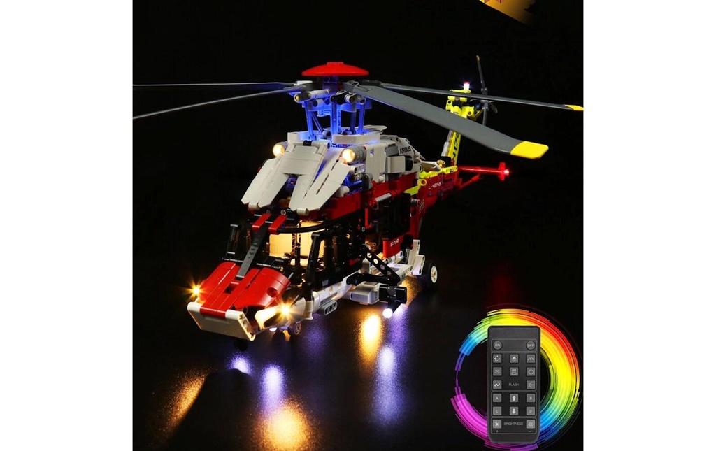 BrickBling Lumières-LED pour LEGO® 42145 Airbus H175