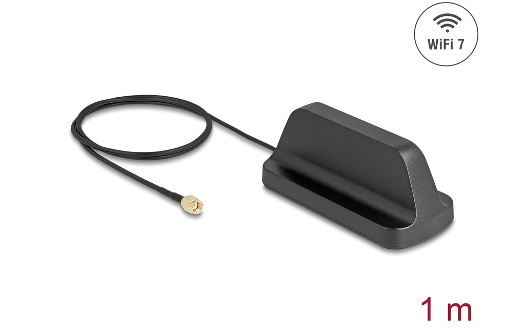 Delock Antenne RP-SMA 3.6 dBi Rayonnement omni directionnel