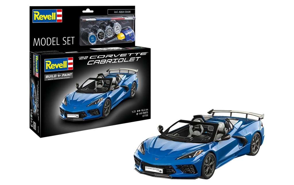 Revell Model Set Corvette C8 Cabriolet 1:25