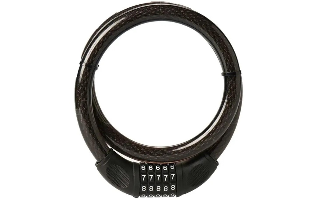 Masterlock Cadenas à câble 8282EURDPRO Noir PVC/Acier