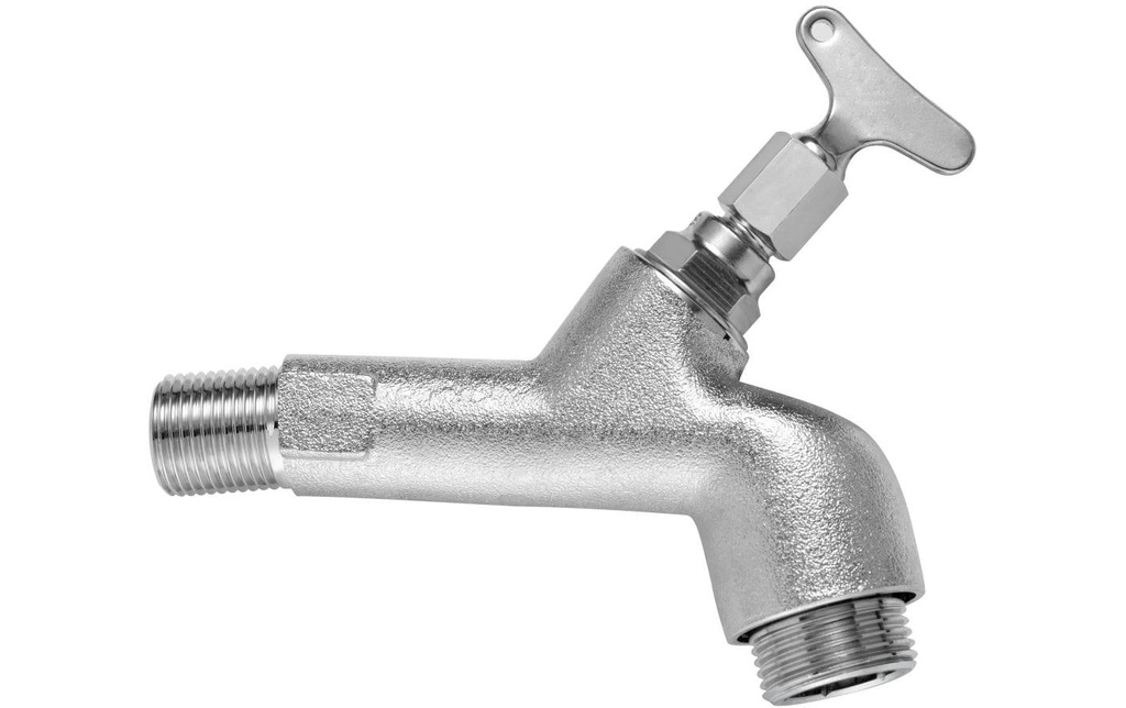 Laufen SIGA Robinet de jardin Laiton chr. avec clé amovible