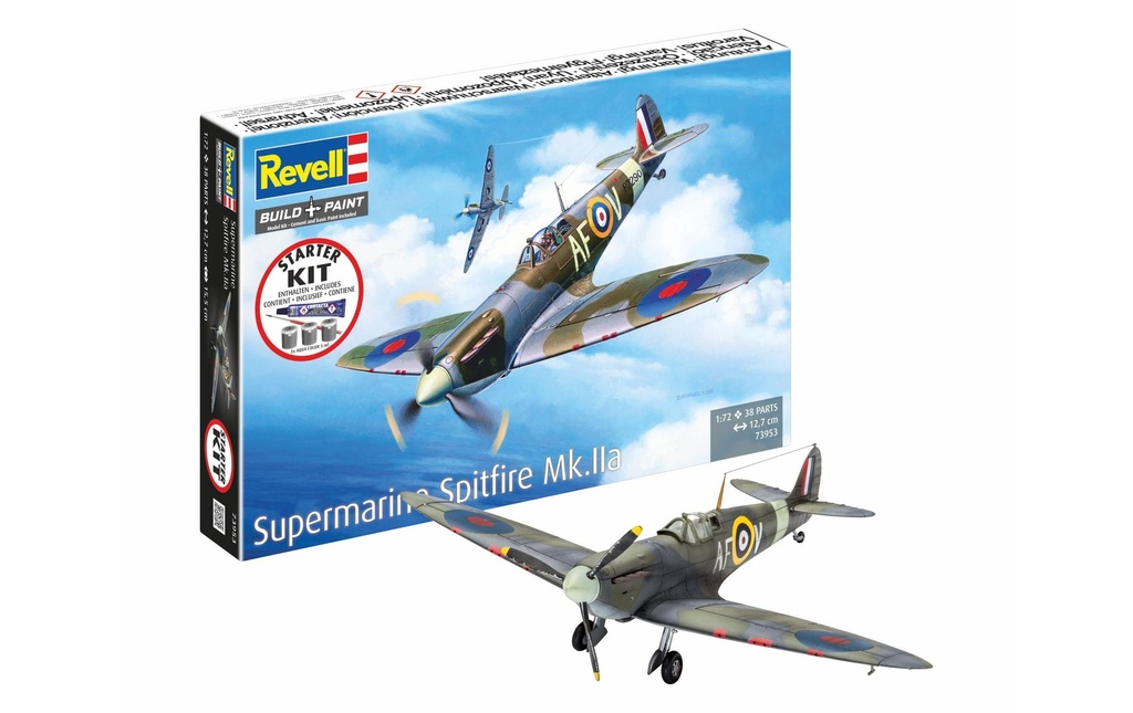 Revell Kit de démarrage Spitfire Mk.IIa 1:72