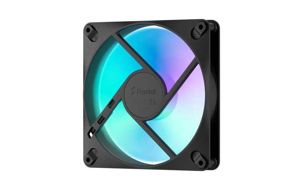 Fractal Design Dynamic 3 140 mm, RGB, noir