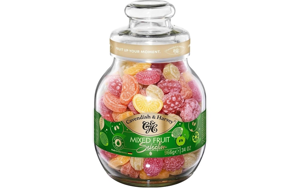 Cavendish & Harvey Assortiment de bonbons aux fruits en bocal 966 g