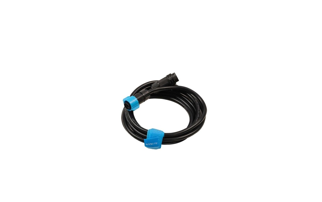 Nanlite PavoSlim DC Cable 2.6 M 10 pôles, 2.6 m, noir