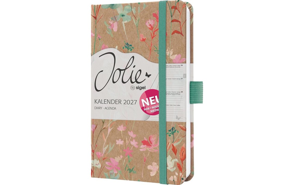 SIGEL Agenda JOLIE A6 Green Floral