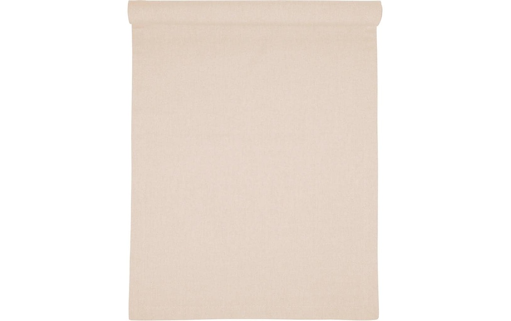 pad Chemin de table Leda sable, 45 x 150 cm