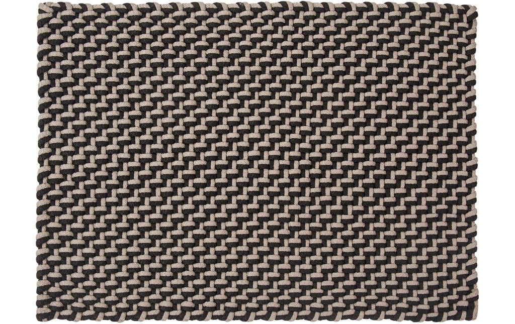 pad Tapis de sol Piscine Sable noir, 52 x 72 cm
