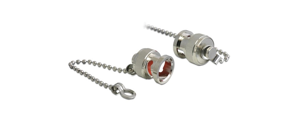 Delock Bouchon de fermeture BNC Douille (f) - BNC Douille (f)