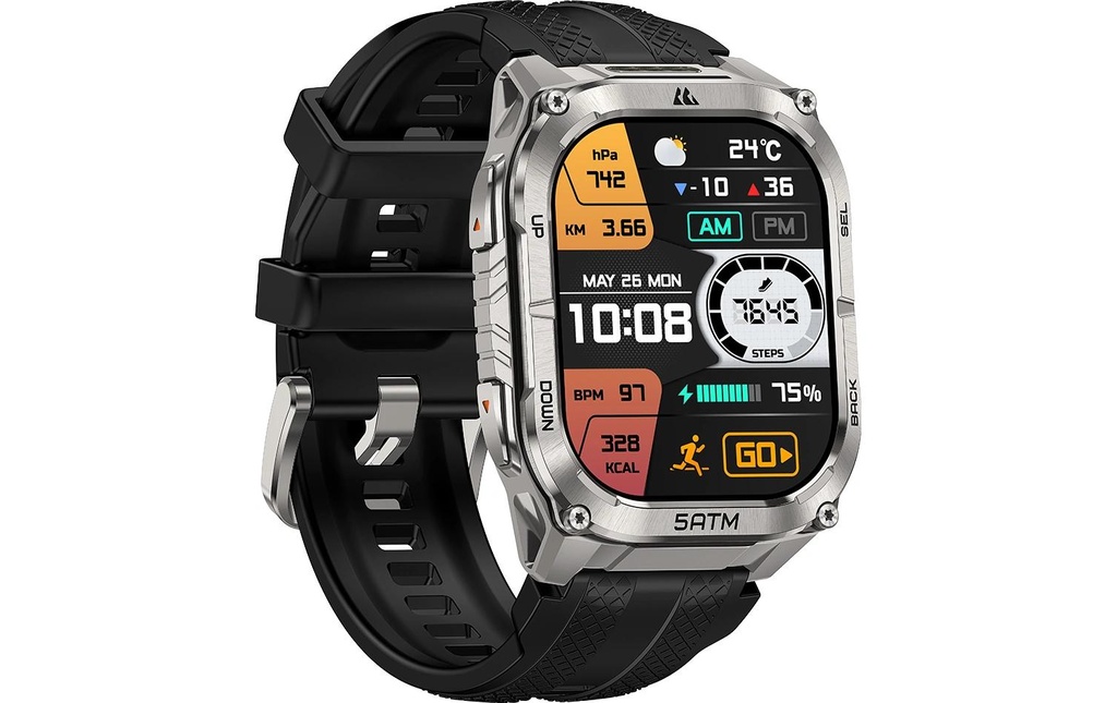 Kospet Smartwatch Tank M4C Argent