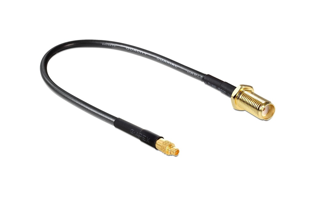 Delock Câble d'antenne MMCX/SMA à MMCX, 0.2 m