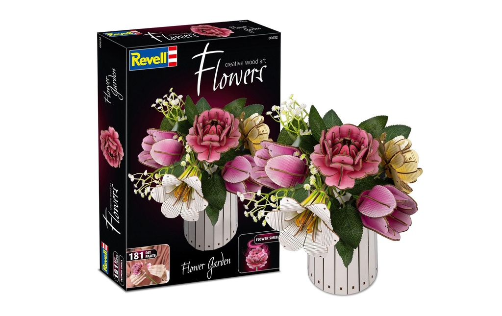 Revell Jardin de fleurs Bois, avec vase et parfum