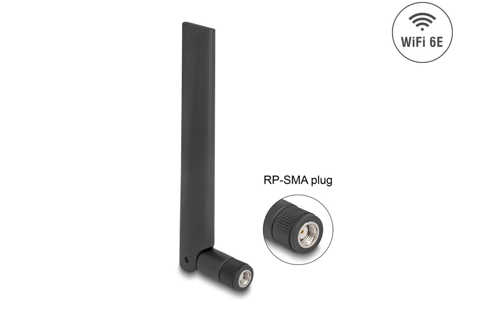 Delock Antenne RP-SMA 3 dBi Rayonnement omni directionnel