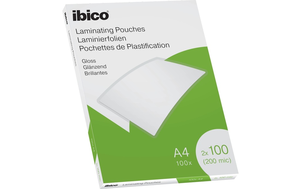 IBICO Poches à laminer A4 100 mic (100 pces)