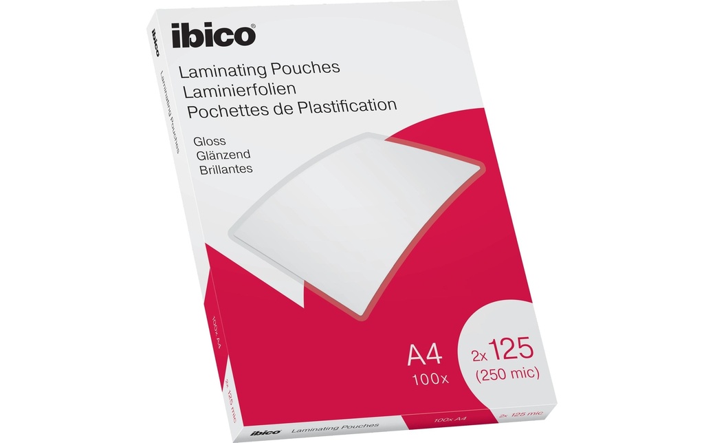 IBICO Poches à laminer A4 125 mic (100 pces)
