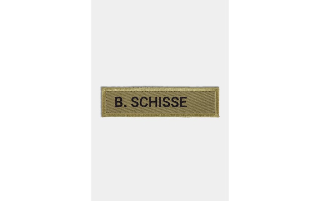 Swissmeme Patch de badge militaire, polyester, 10.0 x 2.5 cm