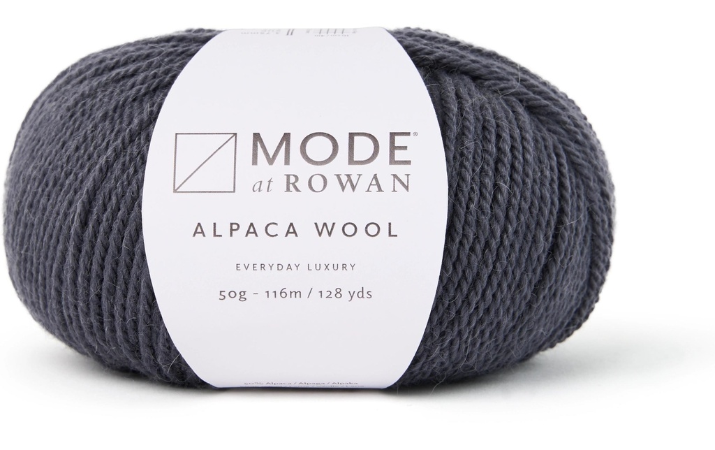 Mode at Rowan Laine Laine d'alpaga 50 g, 116 m, gris