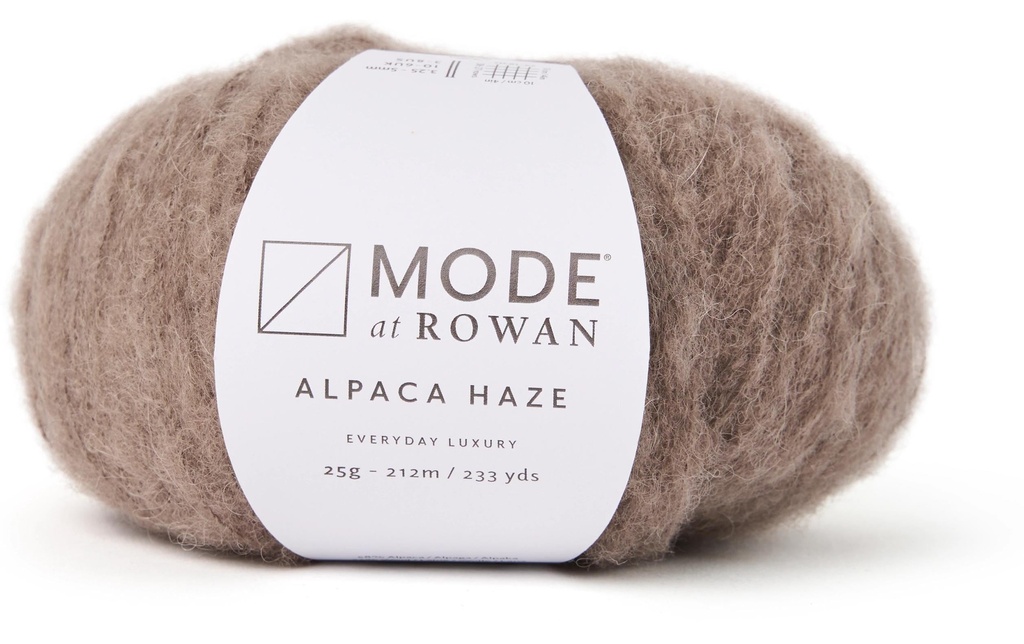 Mode at Rowan Alpaca Haze 25 g, 212 m, brun clair