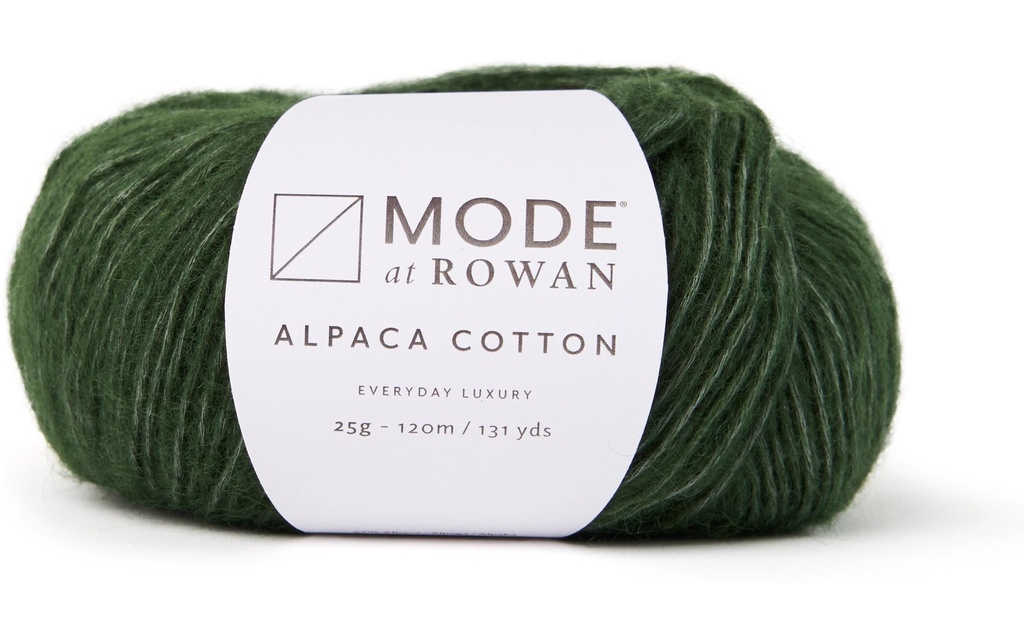 Mode at Rowan Laine Coton d'alpaga 25 g, 120 m, vert