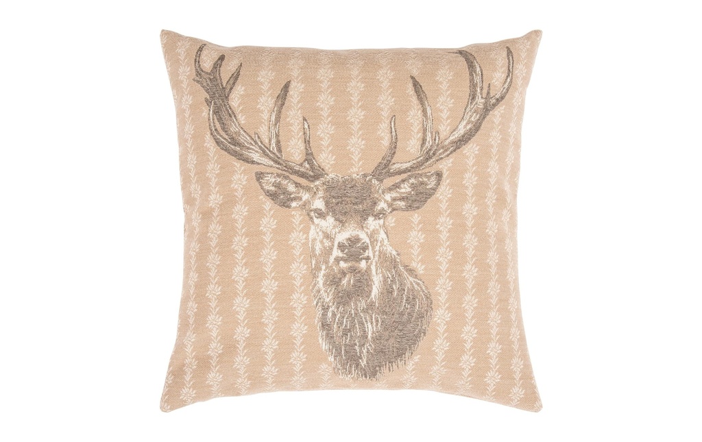 pad Housse de coussin Cerf urbain Beige, 50 x 50 cm