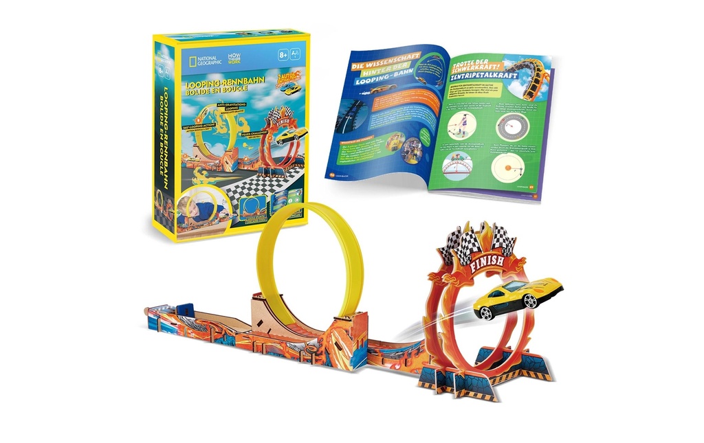 CubicFun Piste de course en looping STEM