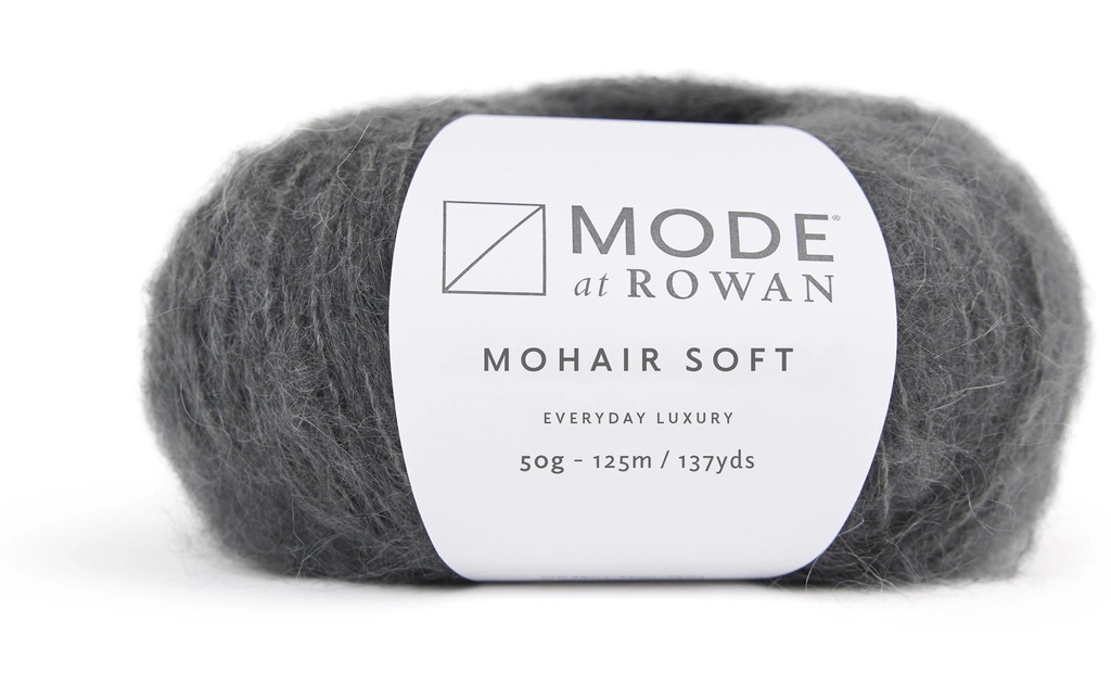 Mode at Rowan Laine Mode Mohair Soft 50 g, 125 m, gris foncé