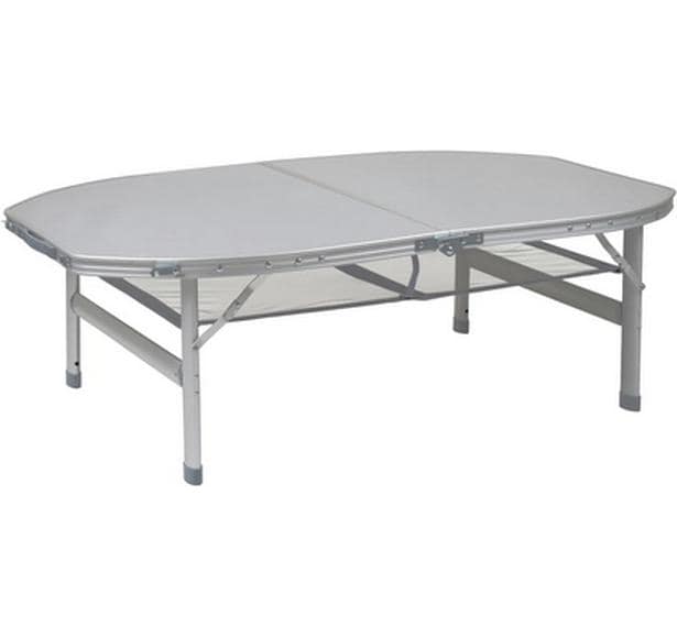 Bo-Camp Table de camping Premium Ovale 120 x 80 cm