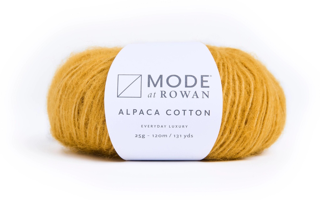 Mode at Rowan Laine Coton d'alpaga 25 g, 120 m, moutarde