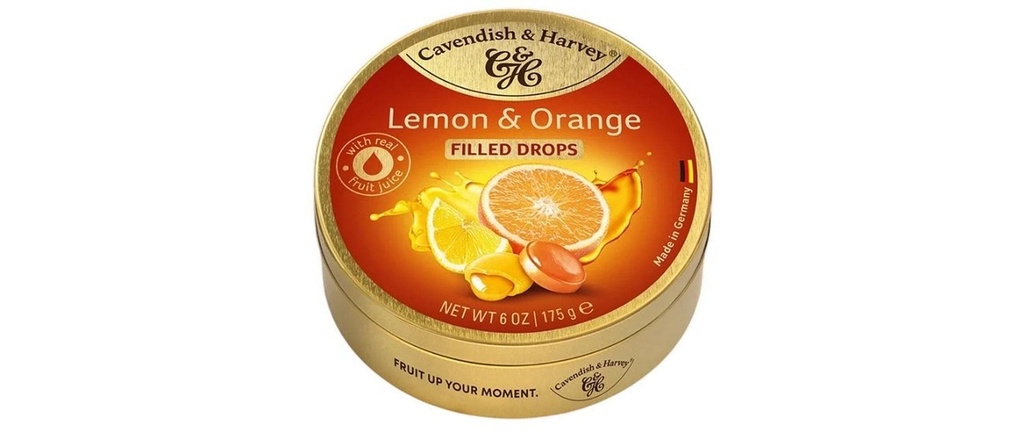 Cavendish & Harvey Bonbons fourrés au citron et à l'orange 175 g