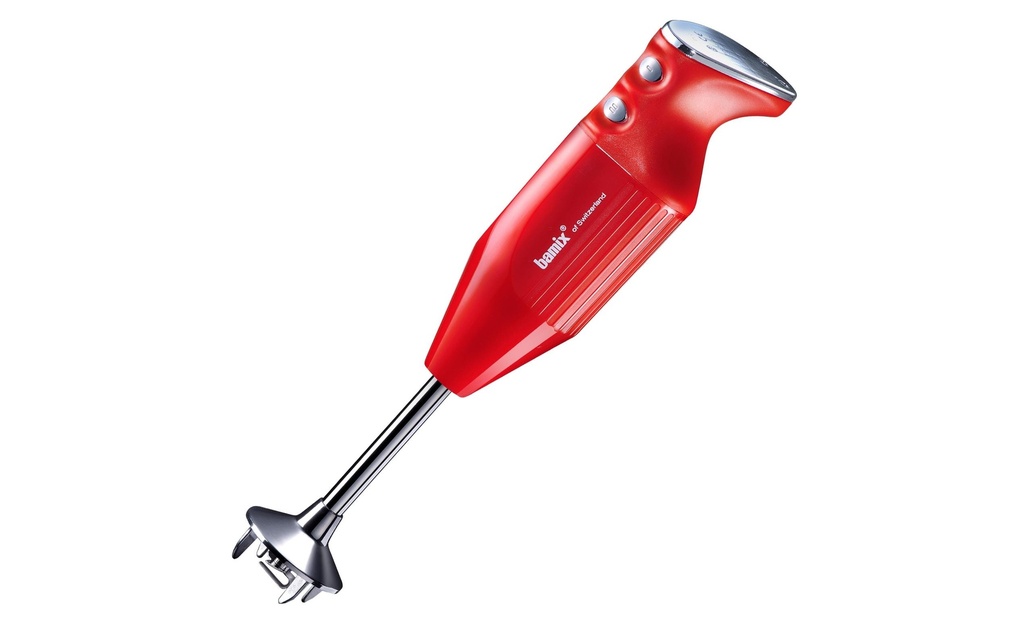 Bamix Mixeur plongeant M350 Maxx Chrome/Rouge