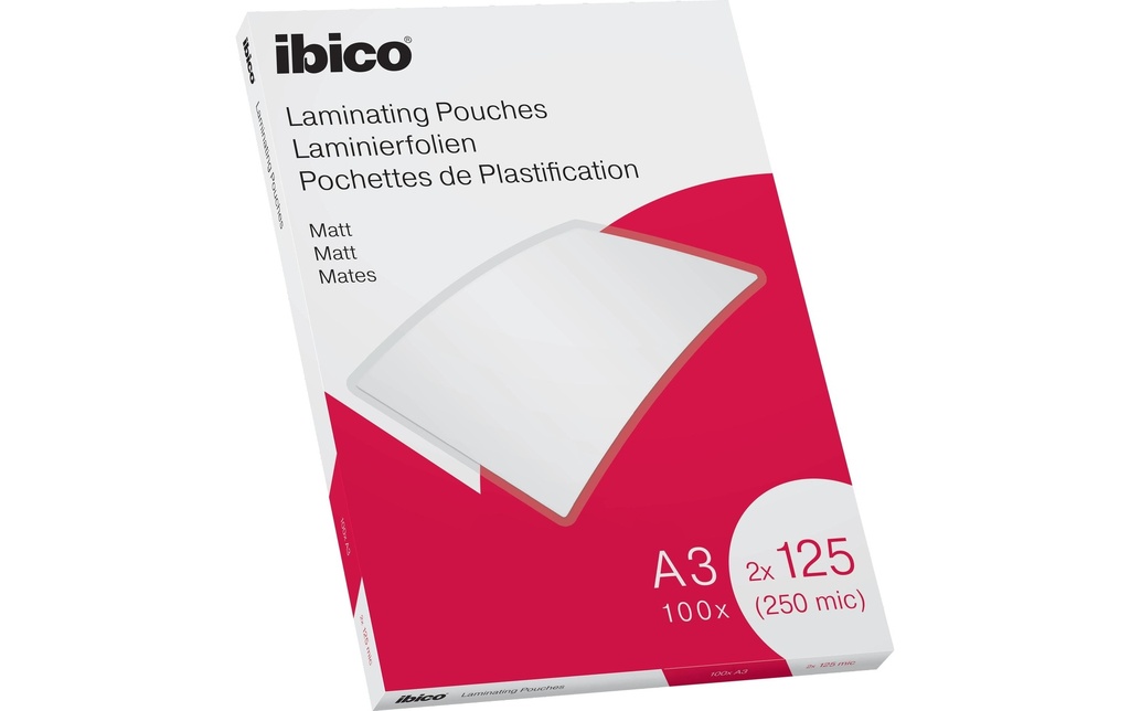 IBICO Poches à laminer A3 125mic ma (100 pces)