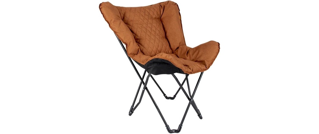 Bo-Camp Chaise de camping Marron