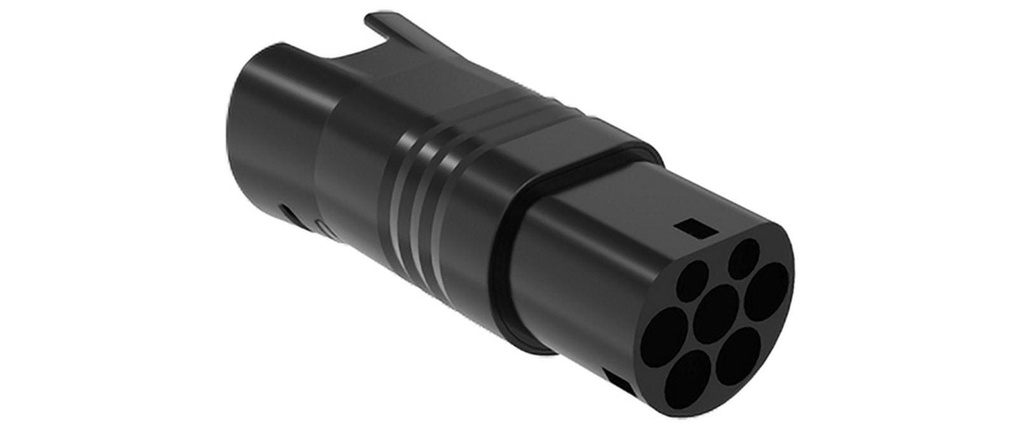 Bury Powerflash Adaptateur de type 2 22 kW Noir