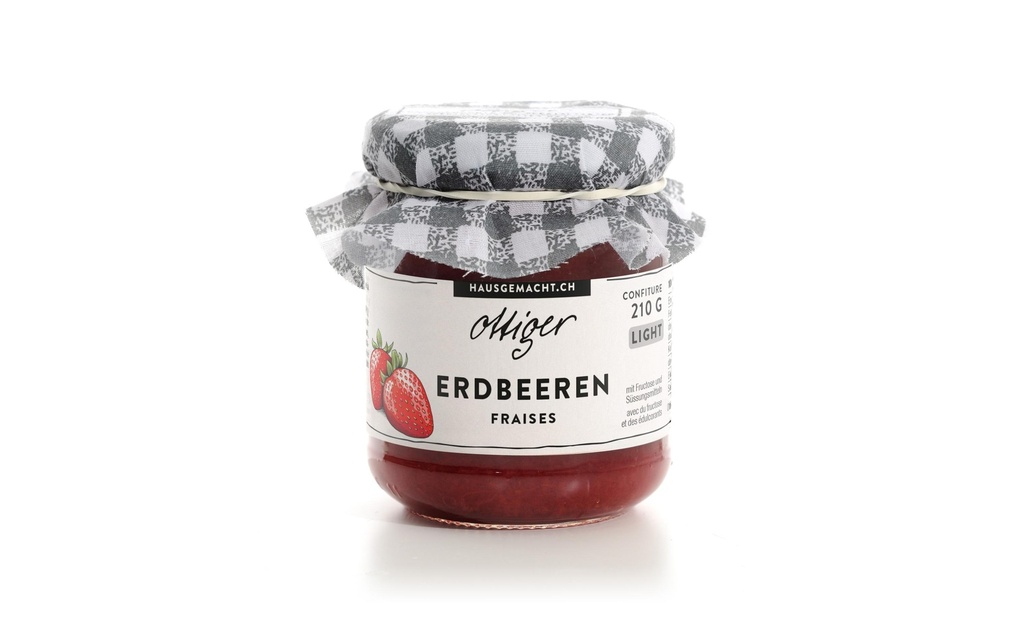 Ottiger Confiture de fraises Light 210 g