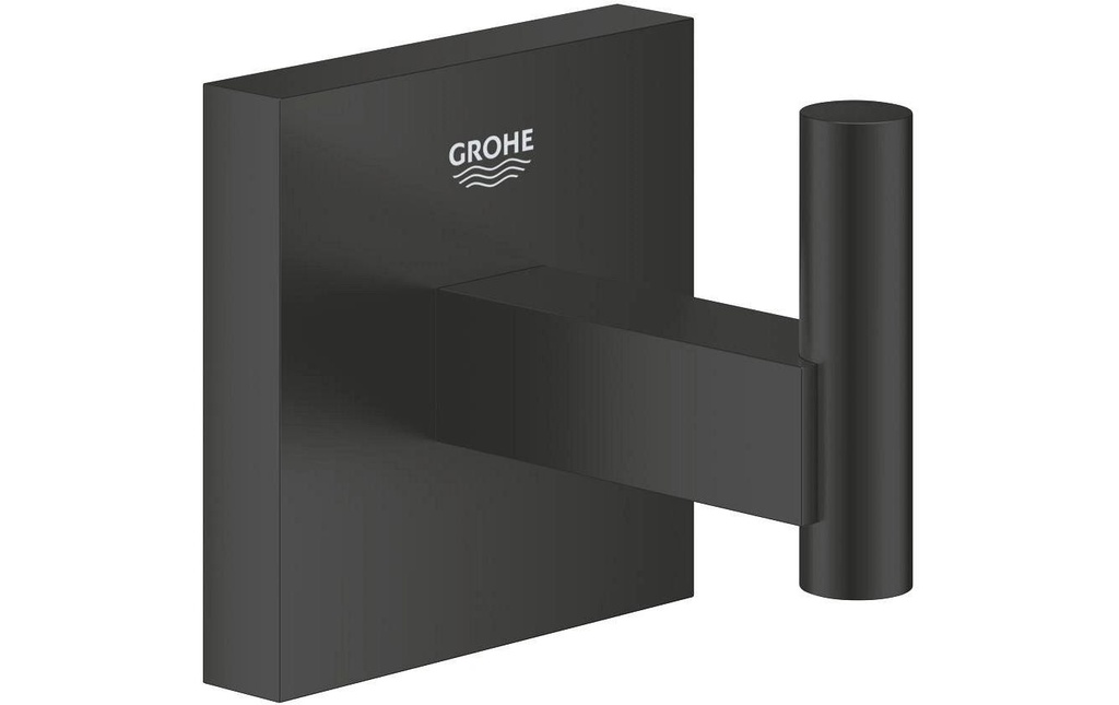 GROHE Start Cube Crochet pour peignoir Noir/Black Mat