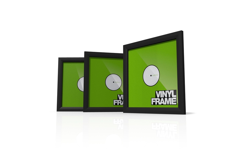Glorious Kit de cadres en vinyle 3 pièces, plastique, noir