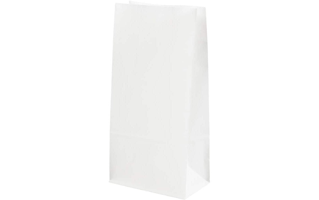 Creativ Company Sacs en papier Taille 6.5 x 11 cm Blanc 10 pièces