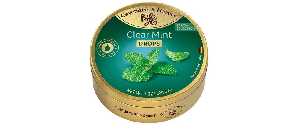 Cavendish & Harvey Bonbons à la menthe claire 200 g