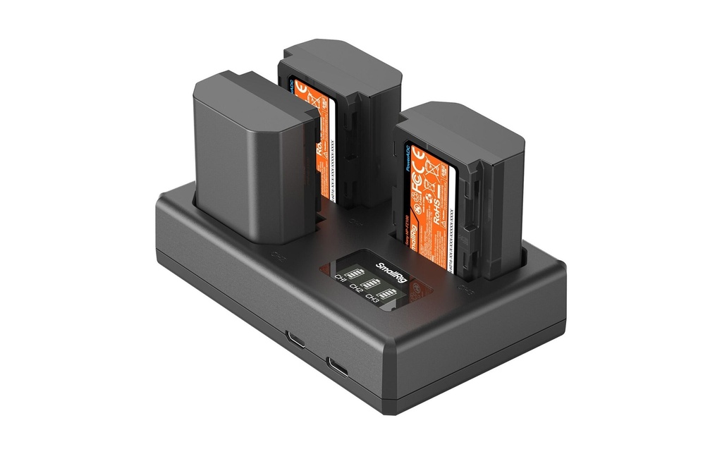 Smallrig Batterie pour Appareils photo numérique Kit batterie et chargeur NP-FZ100 Triple