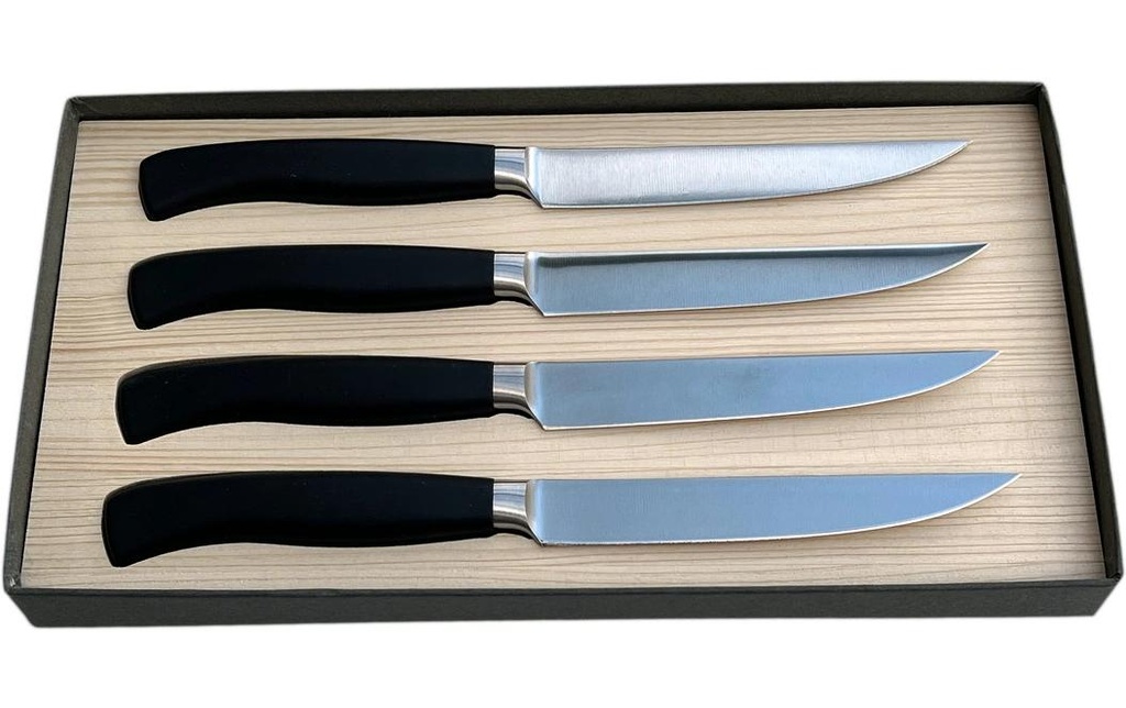 Wok Set de couteaux à steak Argenté