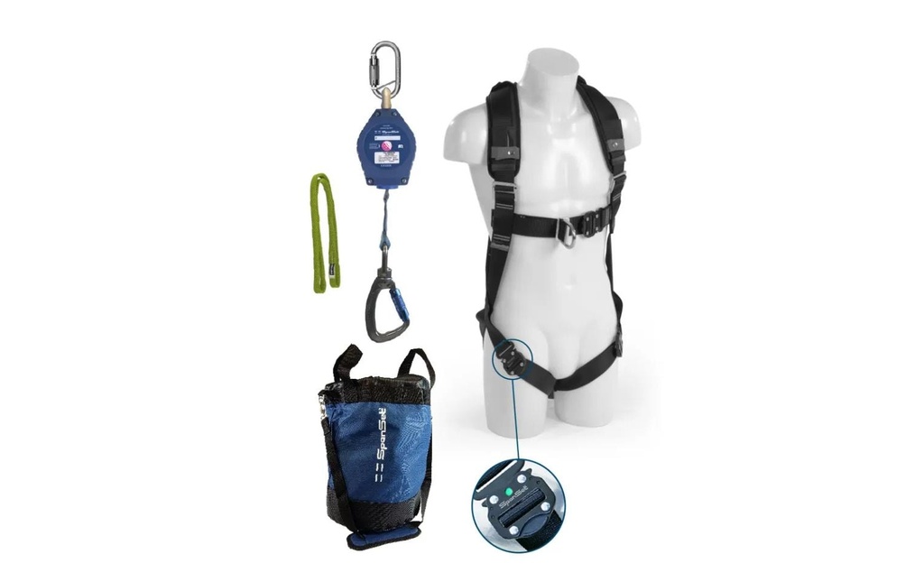 SpanSet Kit de sécurité SK-402 / SRLW7 travaux généraux de rembourrage