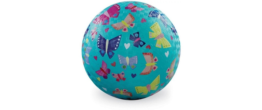 Crocodile Creek Balle de match Caoutchouc naturel structuré 18 cm Papillons