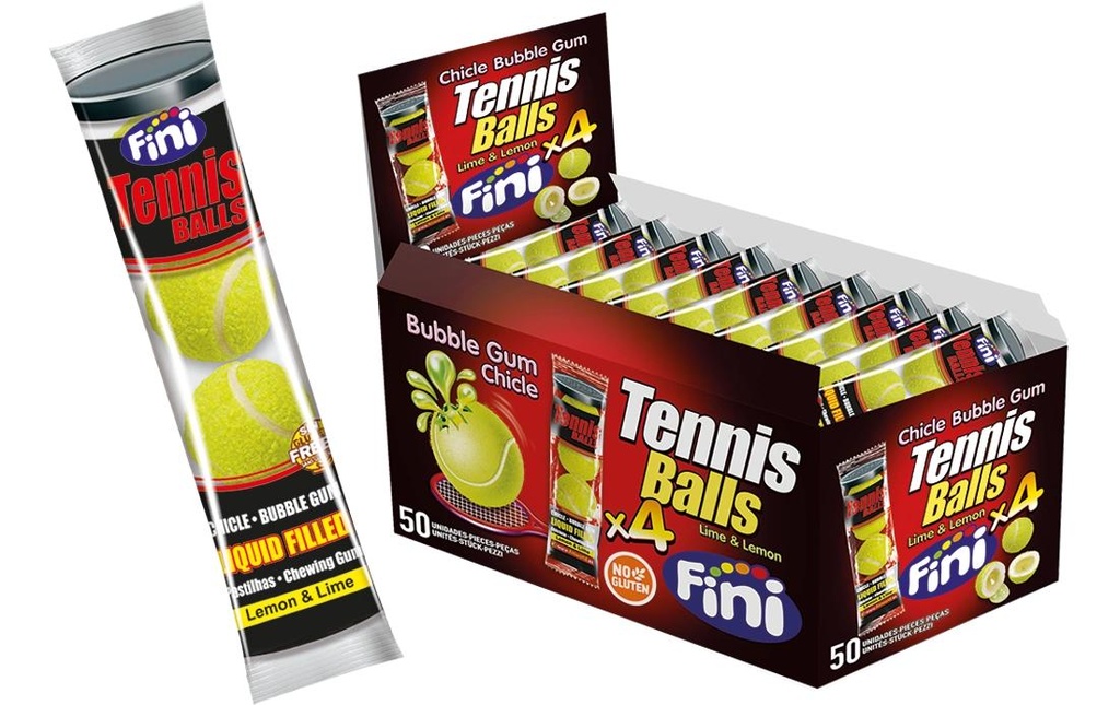 Fini Balles de tennis en caoutchouc 1000 g