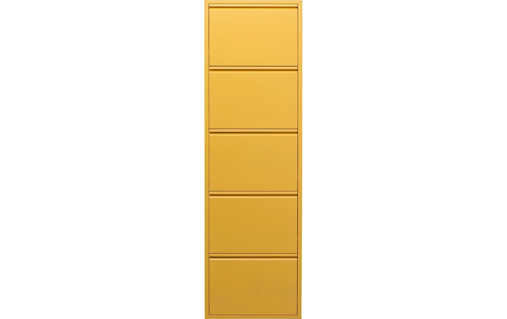 Kare Armoire à chaussures Caruso 5, Jaune