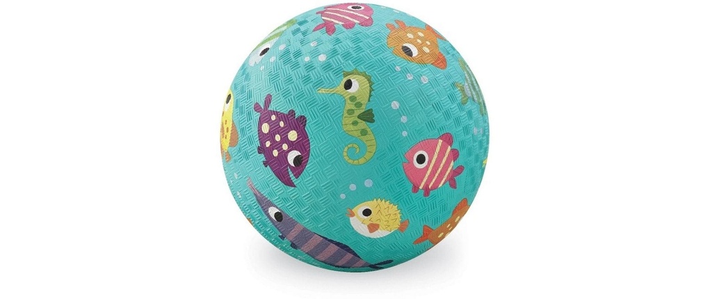 Crocodile Creek Balle Caoutchouc, poisson, 13 cm
