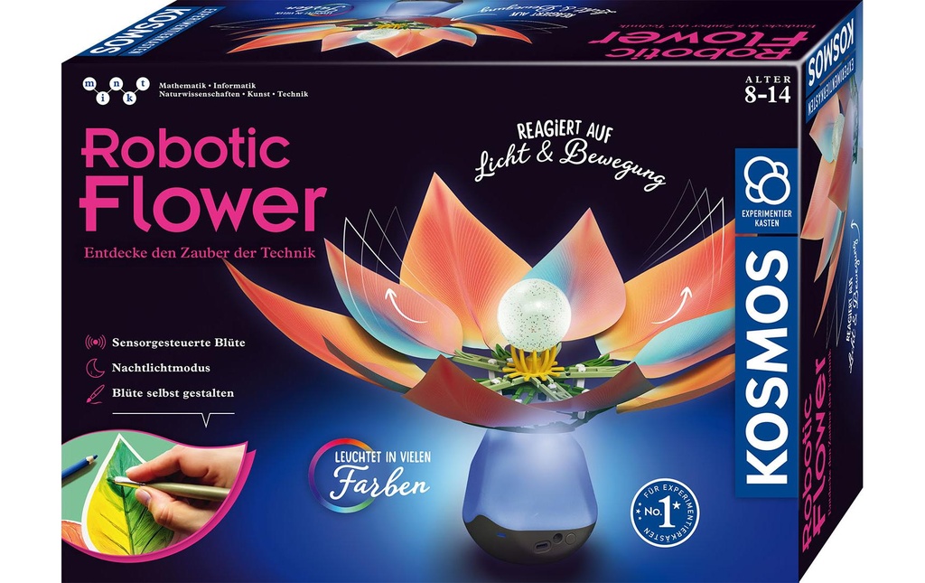 Kosmos Boîtes d’expérimentation Fleur robotique avec capteurs