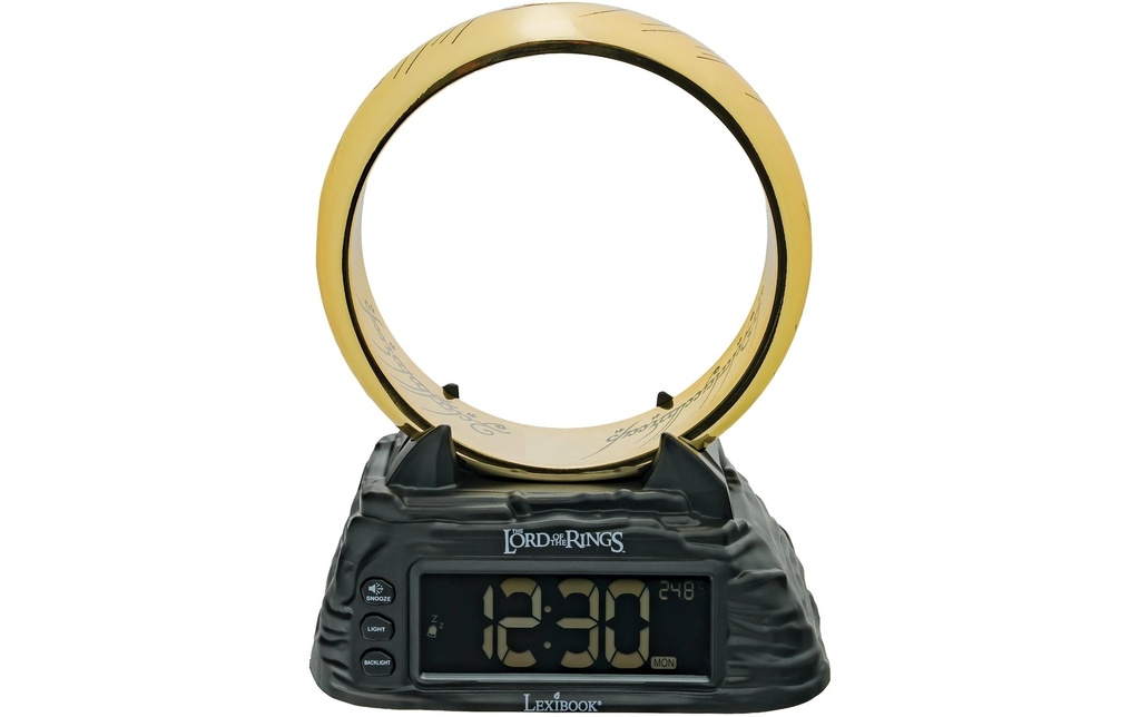 Lexibook Digital alarm clock Lord Of The Ring Noir/Doré