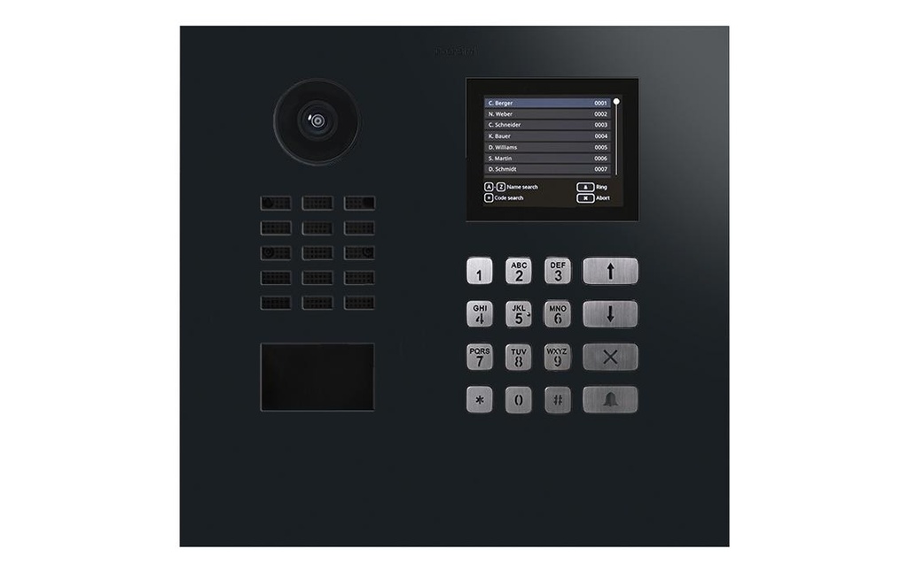 Doorbird D22DKH Interphone Vidéo IP graphite noir (Polar Raven)