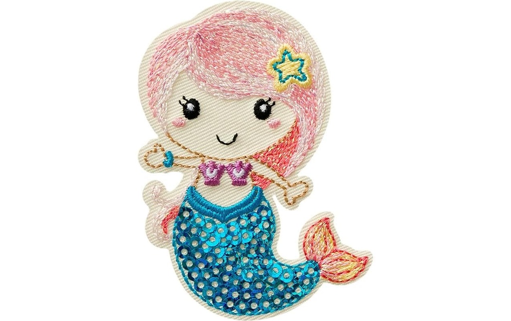 Mono-Quick Ecusson Sirène Paillettes 1 Pièce/s